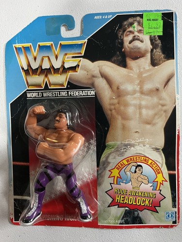 WWF Hasbro Ravishing Rick Rude MOC Series 1 Blue C...