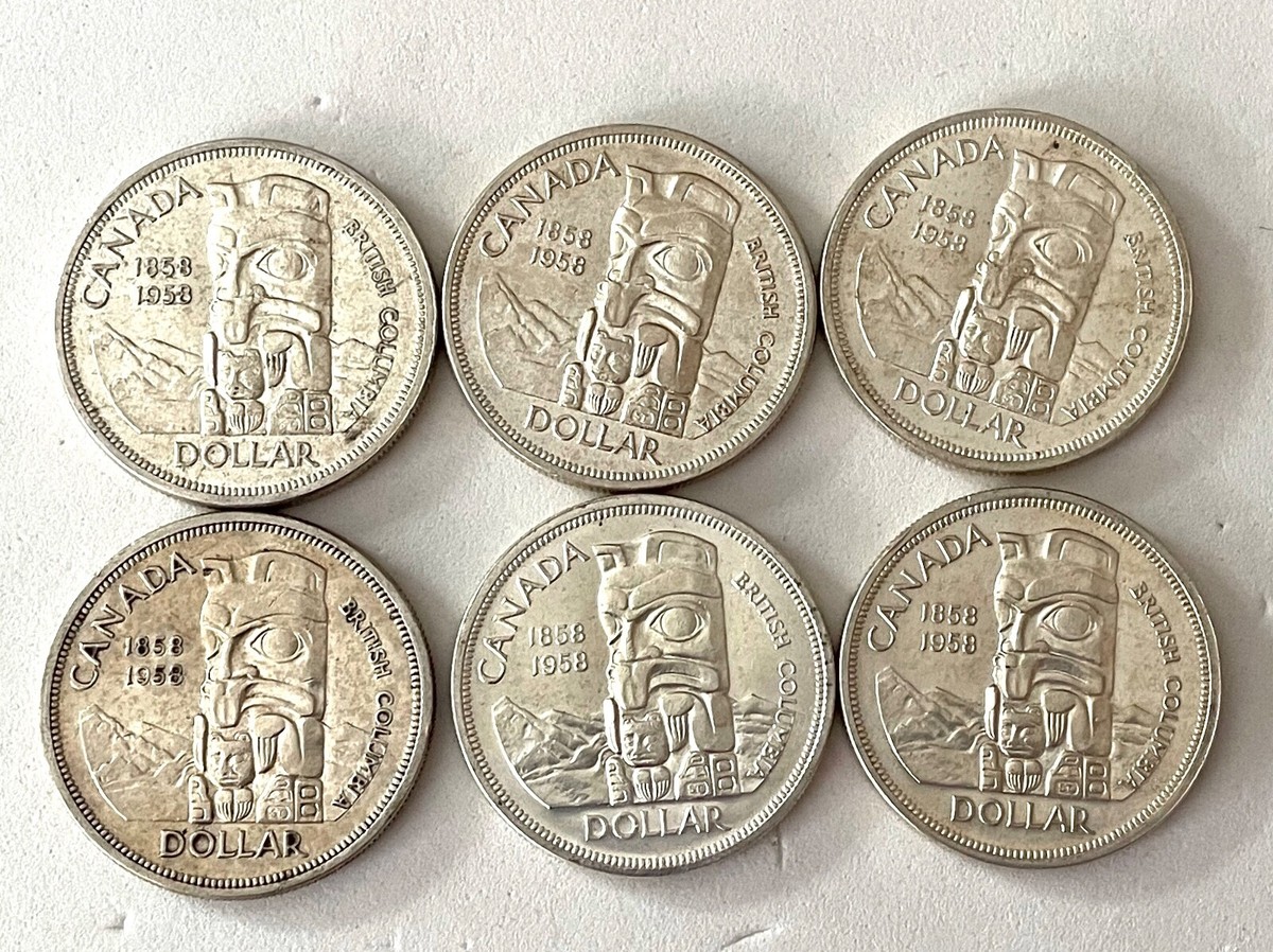 2276.【カナダ銀貨・レア】1958年1ドル 大型銀貨 2276.【カナダ銀貨・レア】1958年1ドル 大型銀貨 セール 海外