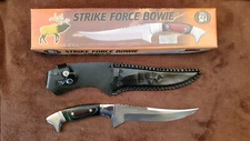 Chipaway "Striker Force Bowie" 12" Bowie Knife / Wood Handle / Leather Sheath