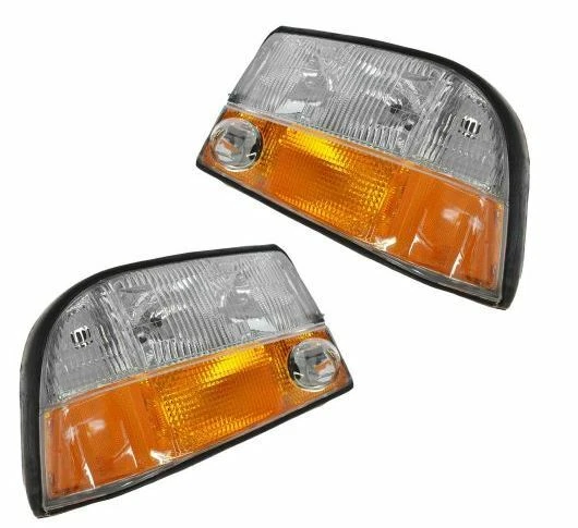 Juego de faros halógenos izquierda y derecha con luz antiniebla para GMC Jimmy 1998 1999 2000 2001 Foto 2 de 3