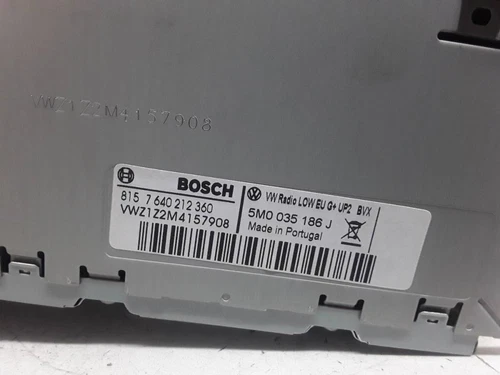 5M0035186J Sistema Audio/Radio Cd para VOLKSWAGEN POLO V (6R1) Advance 1155805 - Imagen 4 de 10