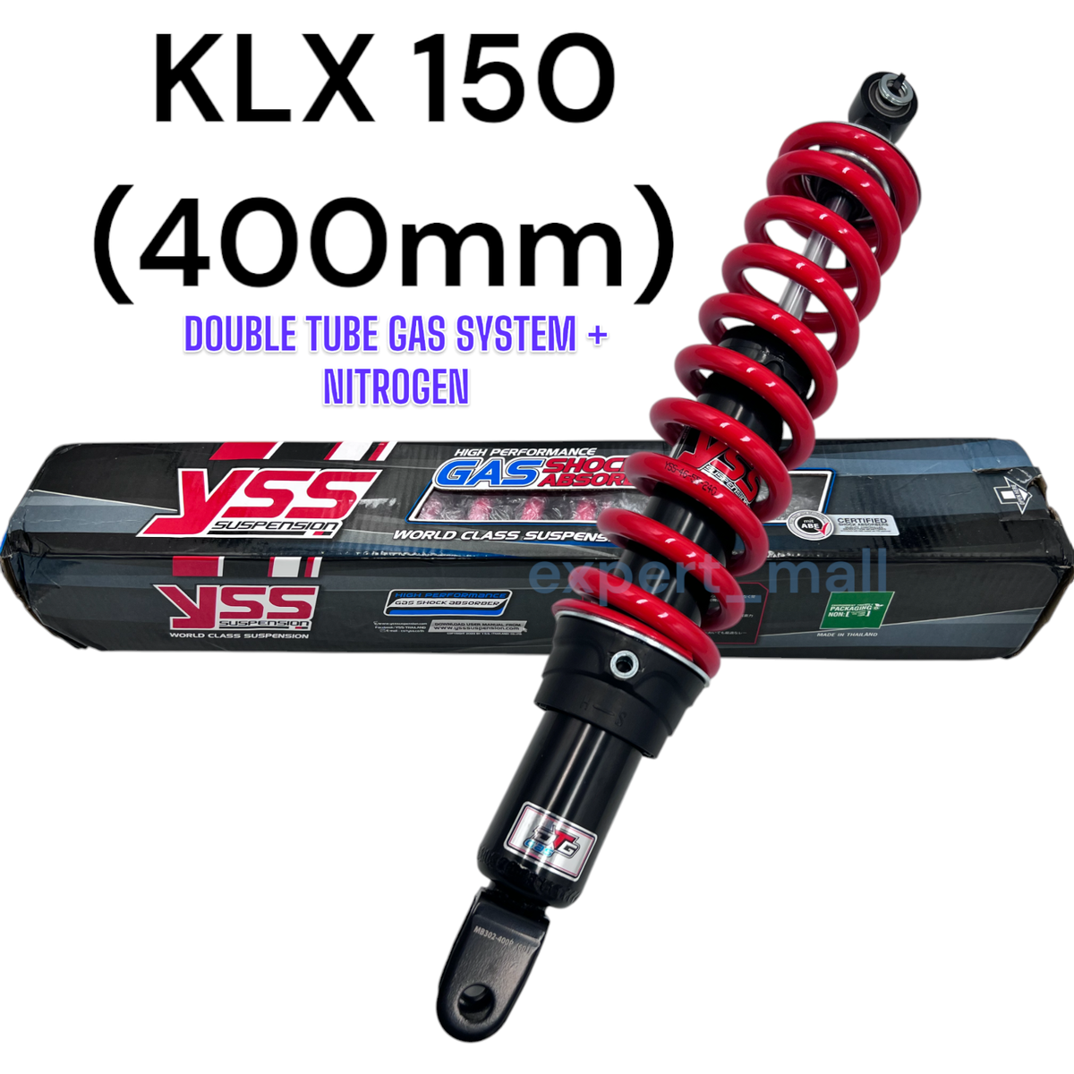 Kawasaki klx150 140 Absorber Monoshock Shock 400mm Double Tube Gas
