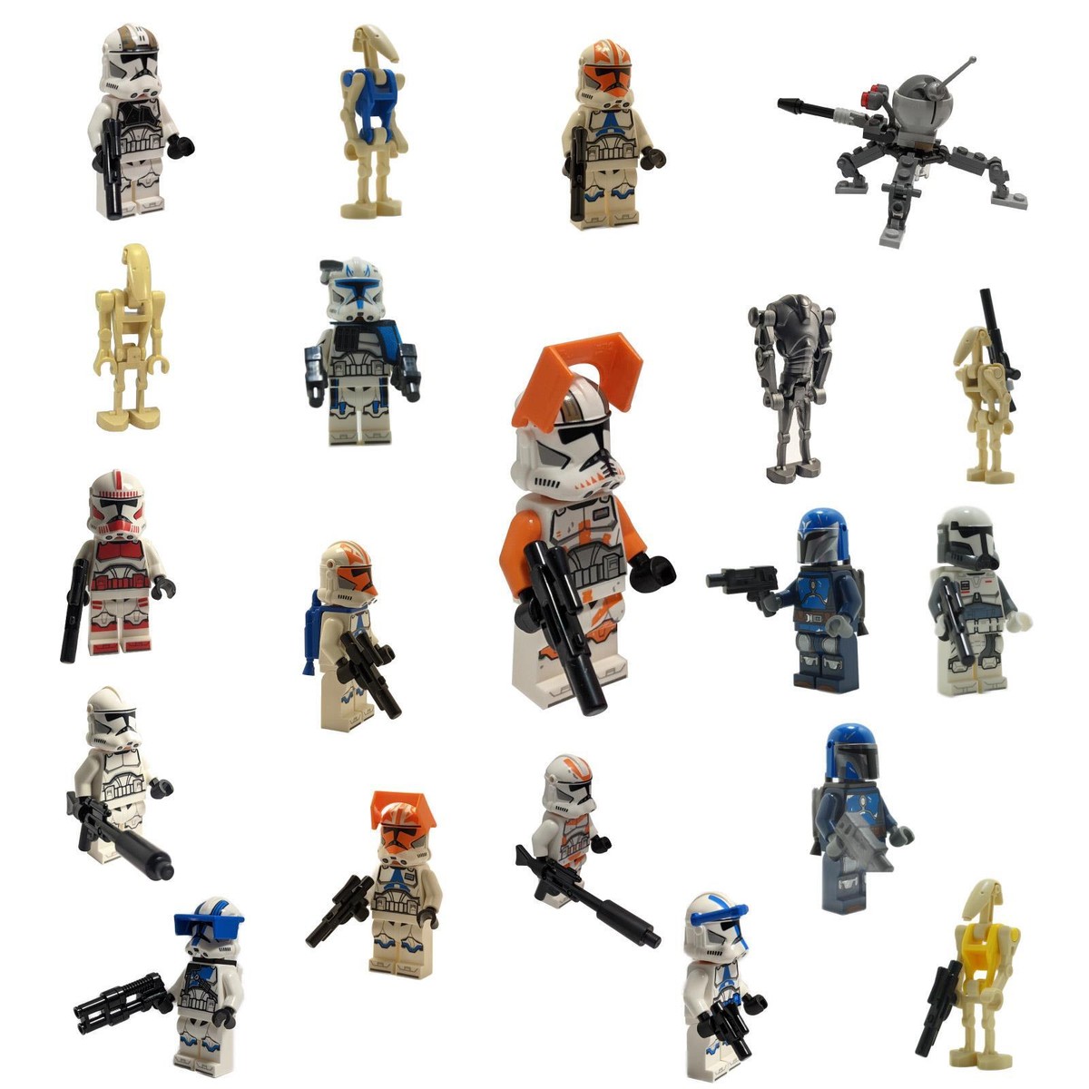 LEGO® Star Wars™ Minifigure: Clone Trooper, Battle Droid, Mandalorians  Select