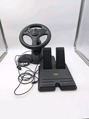 InterActive SV-380A V3 FX Racing Steering Wheel & Pedals UNTESTED