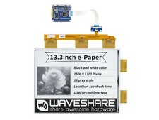 Waveshare 13.3inch e-Paper e-Ink Display HAT For Raspberry Pi 1600 1200