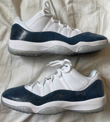 Nike Air Jordan 11 Retro Low Navy Snake size OG XI CD6846