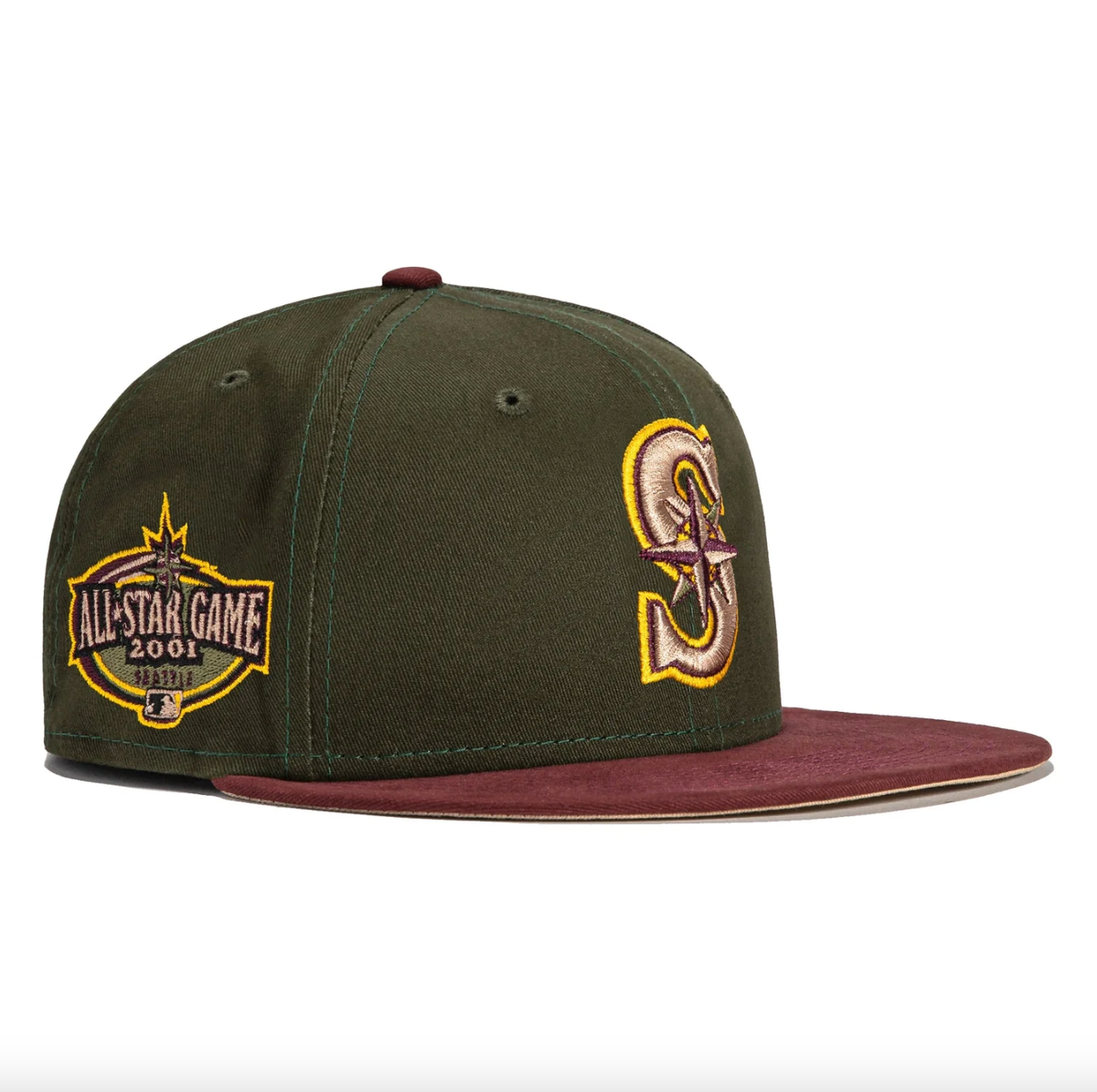 ウェア SEATLE MARINERS CO 2001 ASG 59FIFTY MP New Era 59Fifty Fall Tones Seattle Mariners 2001 ASG Patch Fitted