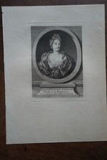 ANNE LOUISE D'ORLEANS 1627- 1693 PORTRAIT 18TH CENTURY HOUSE OF ORLEANS