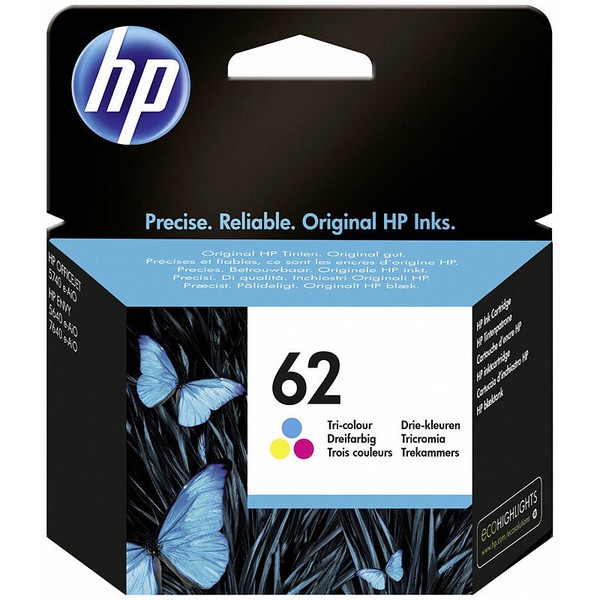 Hp Original Tintenpatrone C2P06AE (No.62), Color-image
