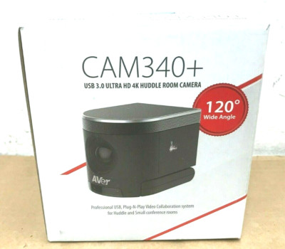AVerMedia CAM340+ USB Huddle Camera 4K COMSCA34+   ️   NEW OPEN BOX   ️  