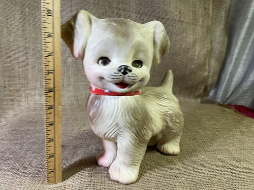 Vintage “Squeaky Dog” Rubber -Sleepy Eyes, Alan Jay Clarolyte- made in USA - Picture 6 of 10