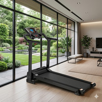 Treadmill 9% Incline Electric Folding Walking Running Machine Machine Home Gym