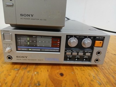 Sony PCM F1 A/D Converter With Psu Audio | eBay