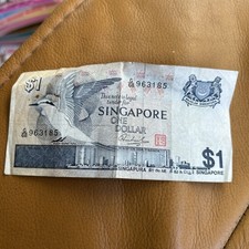 Singapore Black-Naped Tern One Dollar $1 Note Banknote 