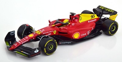 1:18 Bburago Ferrari F1-75 GP Monza Italy Leclerc 2022