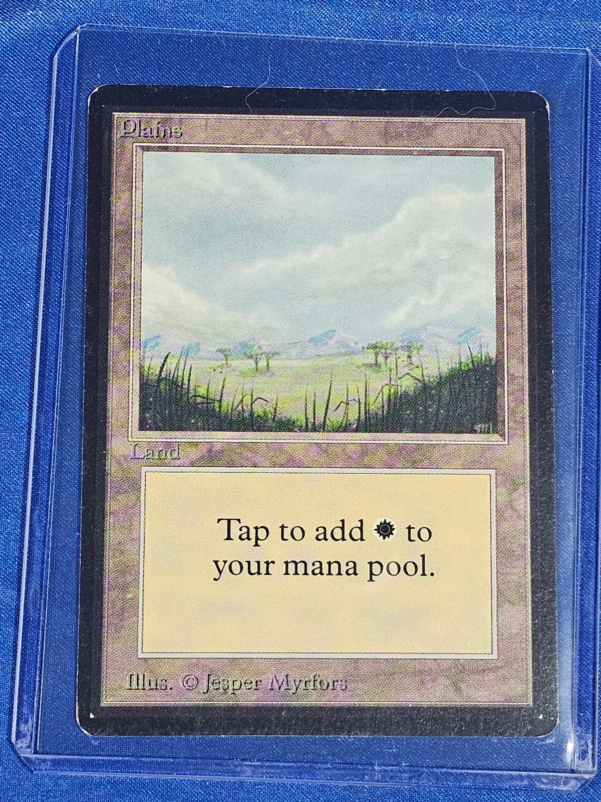Plains (A) Beta Edition Land MAGIC: THE GATHERING MTG Moderate MP