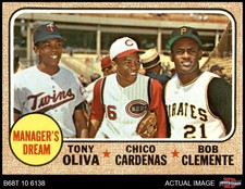1968 Topps #480 Roberto Clemente Manager's Dream 8.5 - NM/MT+
