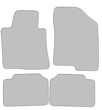 Fußmatten passend für Hyundai i30 Typ GD (Baujahr 2012 - 2017), Deluxe schwarz