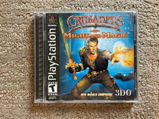 PS1 Crusaders of Might and Magic game (good-very good, unsealed)