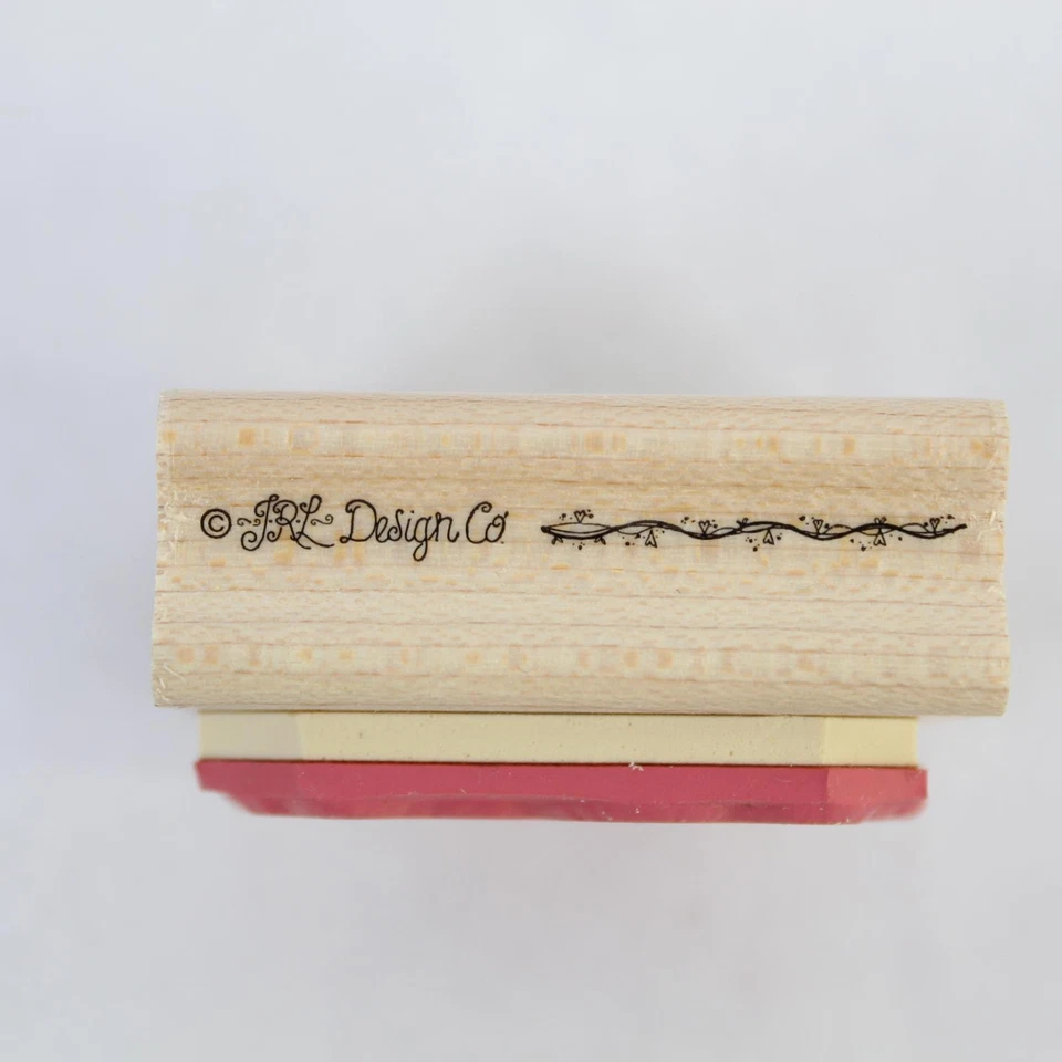 Lote de 9 estampillas de goma cerca de mi corazón hojas de tulipán rosa rama floral Foto 3 de 4