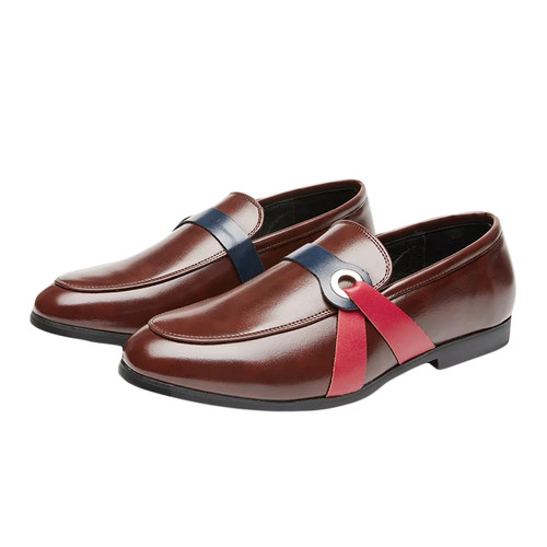 Men's Leather Casual Shoes Loafers Outdoor Driving Flats Moccasins Walking Shoes - Picture 23 of 24