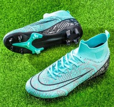 Men's Unbranded Soccer Cleats High-Top Athletic Football Shoes Size US 5.5/EU38