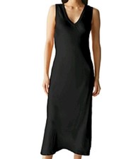 JKLA california Black Long Dress Size M. Made In USA. Summer/Casual Sleeveless