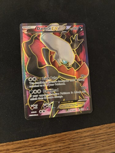 Darkrai EX Full Art Ultra Rare Holo Pokémon Card XY Breakpoint 118/122