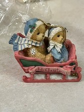Cherished Teddies Christmas Ornament: 1994 Our First Christmas 617229 - MIB