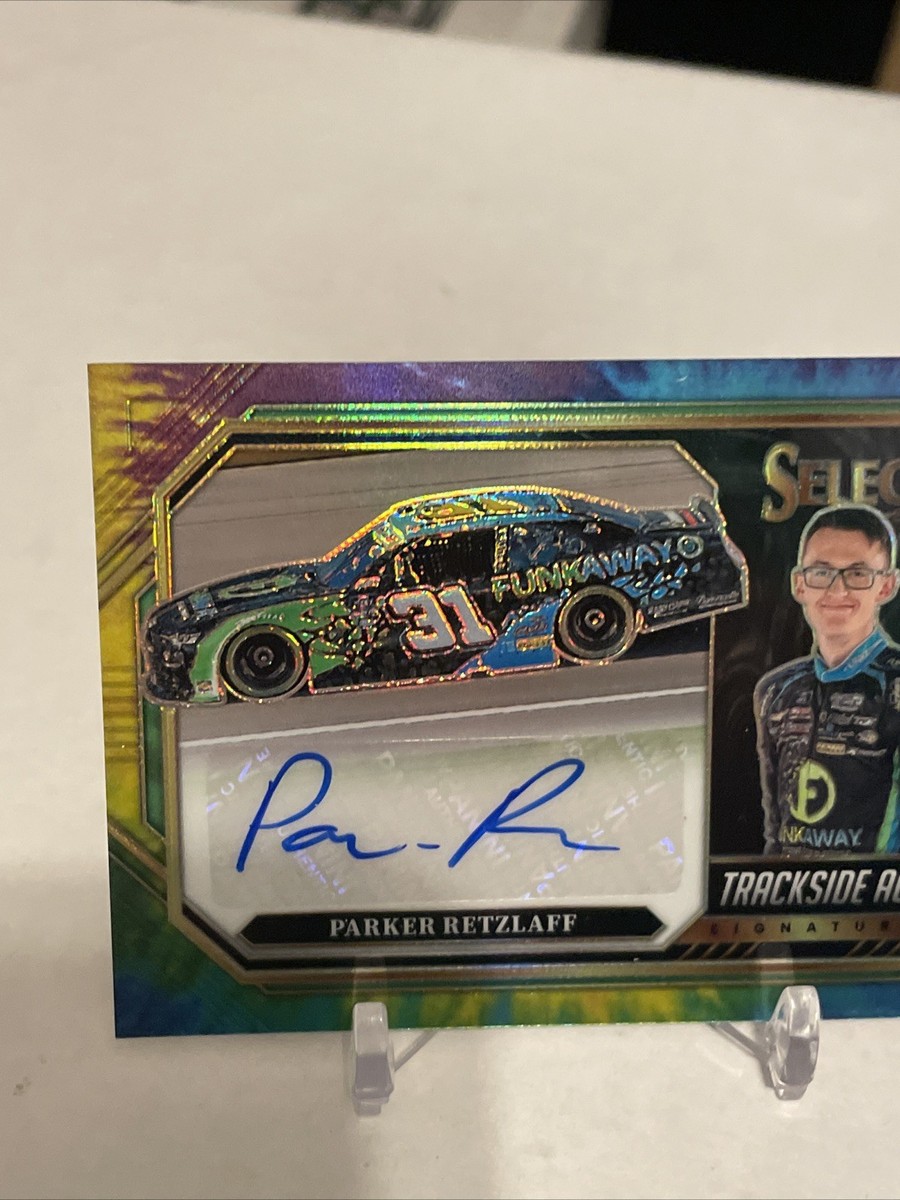 PARKER RETZLAFF 2024 SELECT RACING TRACKSIDE SIGNATURES TIE-DYE