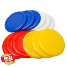 Fun Central 12 Pack 10" Flying Discs Assorted Colors Backyard Games