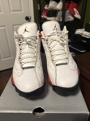 Jordan Air Jordan 13 Retro Chicago White Red Black Mid Top Sneaker 414571-122
