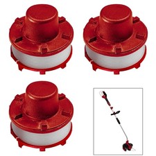 Pack of 3 18/200 Trimmer Spools for Einhell GE-CT 36/30 Li E Mower Spools