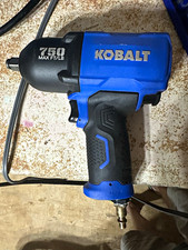 Kobalt Sgy-air228 12 In Air Impact Wrench 750 Ft-lb 7000 Rpm Blueblack