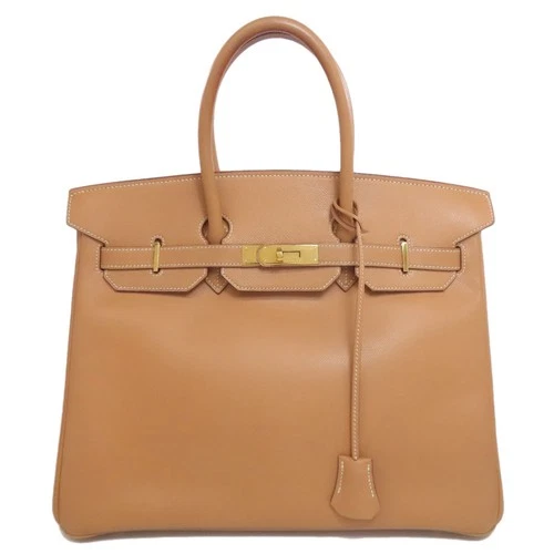 HERMES  Birkin 35 GoldHardware Handbag Courchevel  Ladies [Used]