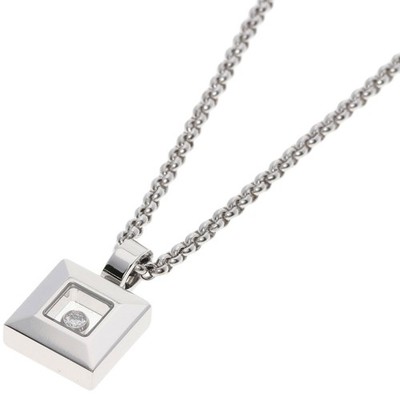 Chopard Happy Diamant Collier K18 Weißgold Damen [gebraucht]