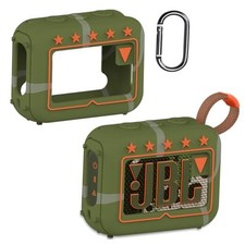 Silicone Cover Case for JBL Go 4 Ultra Portable Bluetooth Speaker, Squad