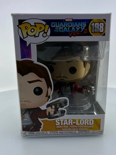 Funko POP! Marvel Guardians of the Galaxy vol. 2 Star-Lord #198 DAMAGED BOX
