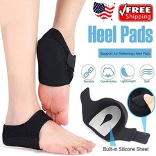 2x Plantar Fasciitis Heel Cups, Heel Pain Heel Spur Cracked Heels for Women Men