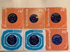 ROLLING STONES  - 6  X VINYL  7" SINGLE JOB LOT ( 2 )
