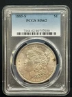 1885-S Morgan Silver Dollar NGC MS62 San Francisco Mint Issue