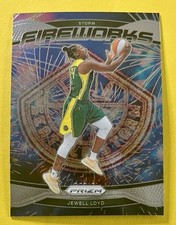 Jewell Loyd 2024 Panini Prizm WNBA FIREWORKS INSERT Card #8 SEATTLE STORM