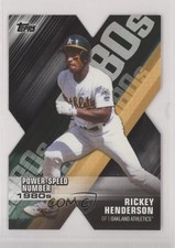 2020 Topps Decade of Dominance Die-Cuts Black 172/299 Rickey Henderson HOF 13c1
