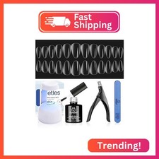 Beetles Gel Nail Kit Short Almond 240Pcs Nail Extension Set