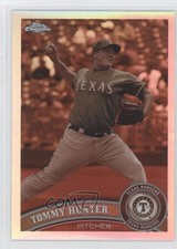 2011 Topps Chrome Sepia Refractor 59/99 Tommy Hunter #31 a7m