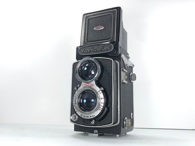 [Exc+5 for this age] Yashica Yashicaflex Model C TLR 6x6 Camera 80mm f/3.5 JAPAN