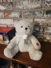 Vtg PBC International Musical 14" Jordan Bear "Jesus Loves Me" Chantilly Lane