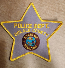 IN Dekalb County Indiana Police Department Shoulder Patch
