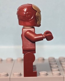 Lego Iron Man Mark 6 VI SH0015 Minifigure 6867 Marvel Super Heroes Triangle