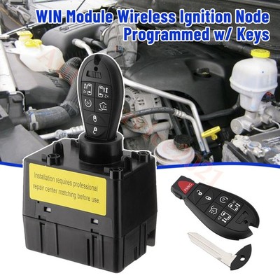 for 2009-12 Dodge Ram 1500 WIN Module Wireless Ignition Node Programmed w/ Keys